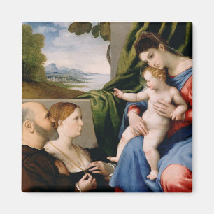 Madonna and Child with the Infant Saint John Magnet