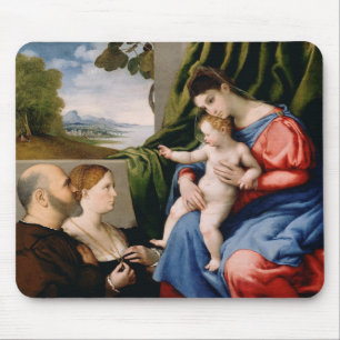 Madonna and Child with the Infant Saint John Mouse Pad