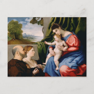 Madonna and Child with the Infant Saint John Postcard
