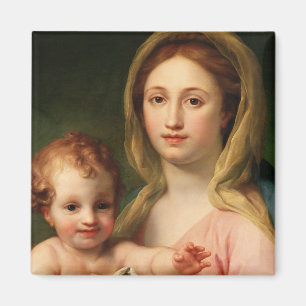 Madonna and Child with Two Angels, 1770-73 Magnet