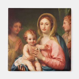 Madonna and Child with Two Angels, 1770-73 Magnet