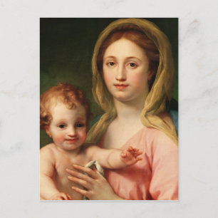 Madonna and Child with Two Angels, 1770-73 Postcard