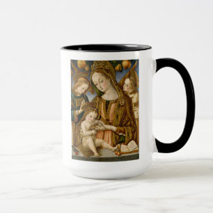 Madonna and Child with Two Angels Mug