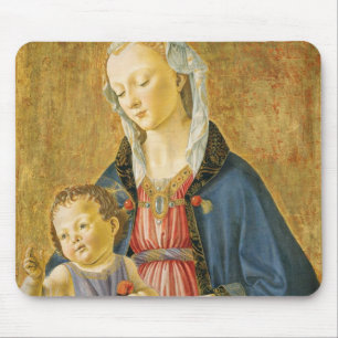 Madonna and Child with Two Donors, 1525-1530 Mouse Pad