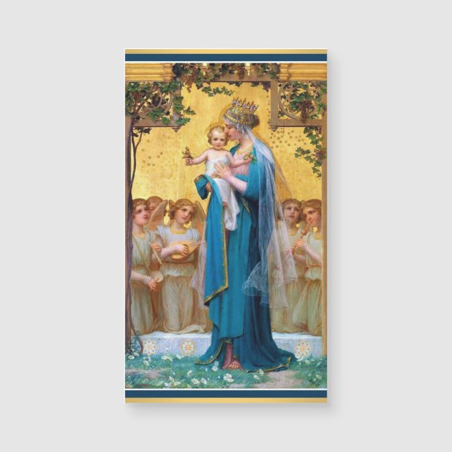 Madonna, Blessed Virgin Mary Baby Jesus Religious  (Front)