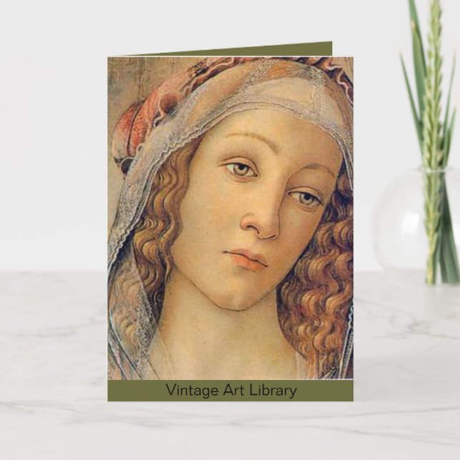 Madonna - Botticelli Holiday Card (Front)