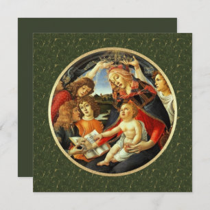 Madonna by Botticelli. Religious Christmas Cards