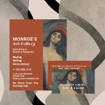 Madonna By Edvard Munch, Art Dealer, Gallery Flyer<br><div class="desc">Madonna By Edvard Munch,  Art Dealer,  Gallery Advertising Flyer by The Business Card Store.</div>