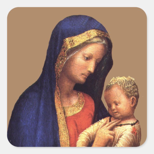 Madonna Casini Square Sticker (Front)