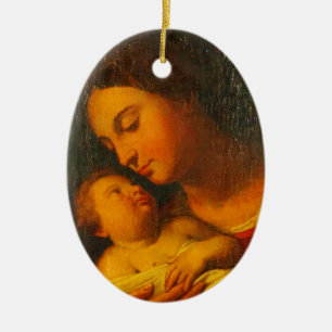 Madonna & Child - Anton Raphael Mengs Ceramic Ornament