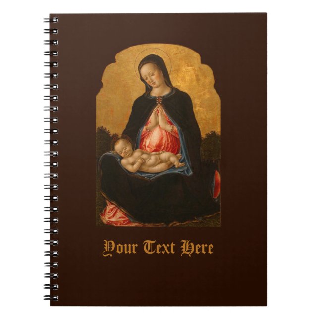 Madonna & Child art notebook (Front)