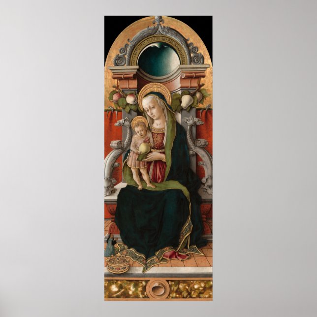 Madonna & Child - Carlo Crivelli Fine Art Poster (Front)