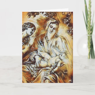 Madonna & Child Christmas Card