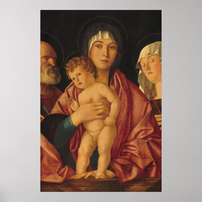 Madonna & Child - Giovanni Bellini Fine Art Poster (Front)