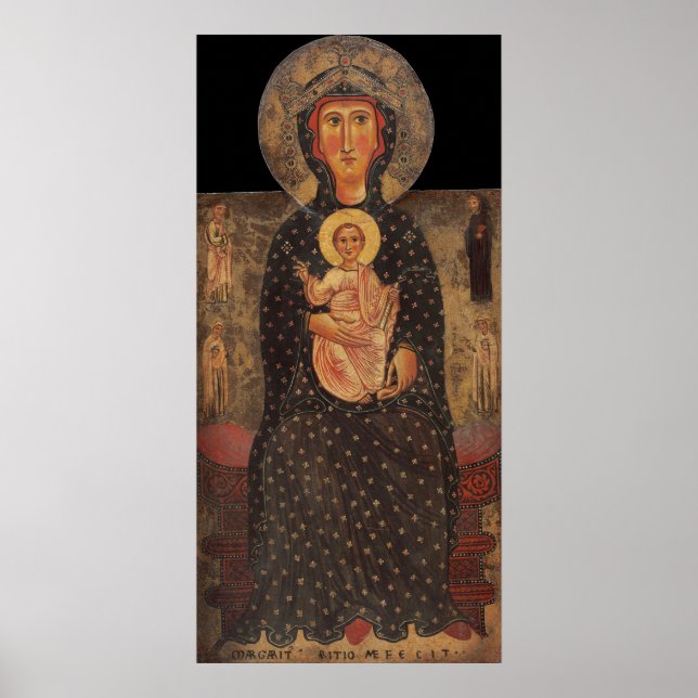 Madonna & Child - M. d'Arezzo Fine Art Poster (Front)