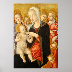 Madonna & Child Matteo di Giovanni Fine Art Poster