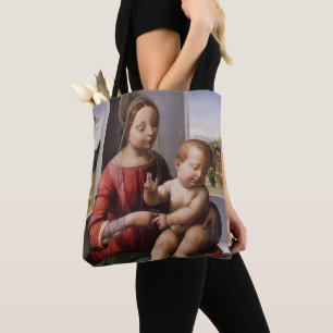Madonna & Child with John the Baptist Tote Bag