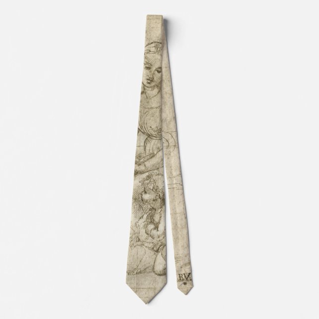 Madonna, Christ and Saint John Baptist by Rapahel Tie (Front)