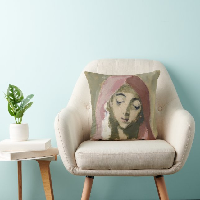 Madonna de la Charité, Helene Schjerfbeck  Cushion (Chair)
