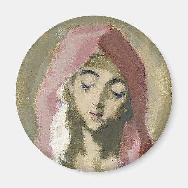 Madonna de la Charité, Helene Schjerfbeck Magnet (Front)