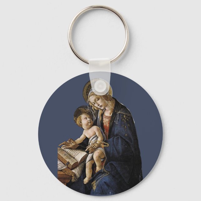 Madonna del Libro Key Ring (Front)
