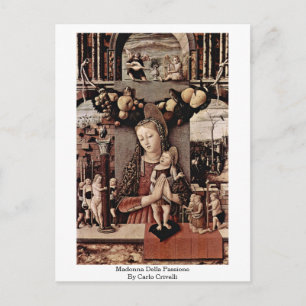 Madonna Della Passione By Carlo Crivelli Postcard