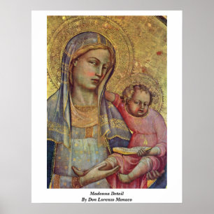 Madonna Detail By Don Lorenzo Monaco Poster