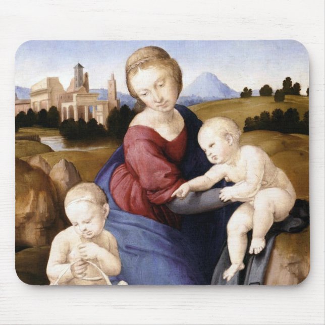 Madonna Esterhazy - Raphael - c1508 Mouse Pad (Front)