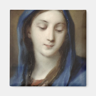 Madonna from the chapel (pastel on paper) magnet