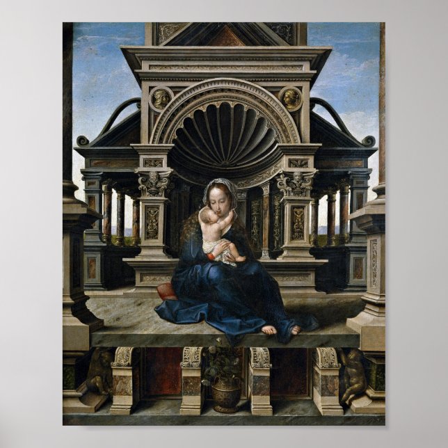 Madonna Holding Baby Jesus Poster (Front)