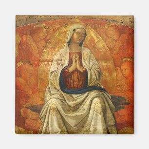 Madonna in Gloria (Virgin Mary Enthroned) Magnet