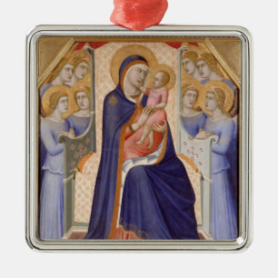 Madonna in Glory, c.1315 (tempera on panel) Metal Tree Decoration