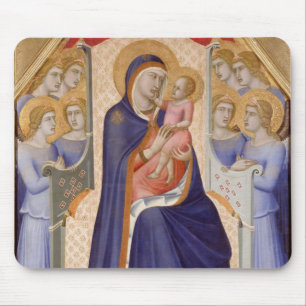 Madonna in Glory, c.1315 (tempera on panel) Mouse Pad