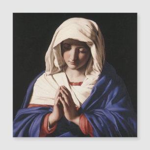 Madonna In Prayer Religious Magnet
