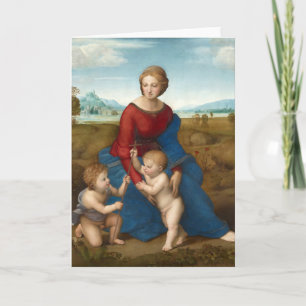 Madonna in the Meadow   Raphael Card