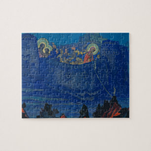Madonna Laboris by Nicholas Roerich Jigsaw Puzzle