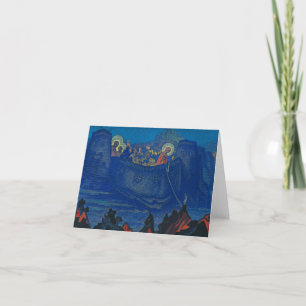 Madonna Laboris by Nicholas Roerich Thank You Card