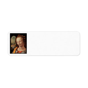 Madonna of Carnation Return Address Label