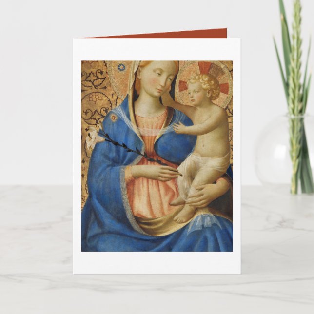 Madonna of Humility (1440) by Fra Angelico Card (Front)
