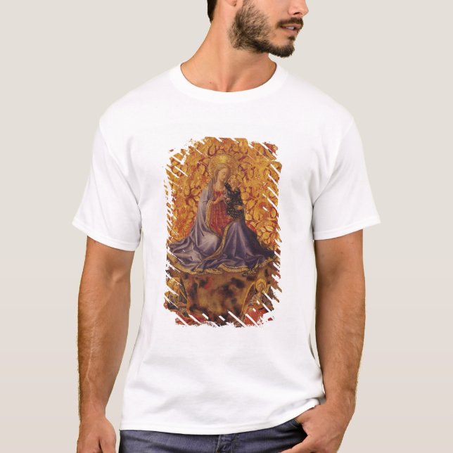 Madonna of Humility with Christ Child and Angels T-Shirt (Front)