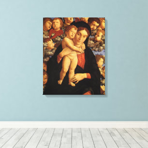 Madonna of the Cherubim by Andrea Mantegna Canvas Print