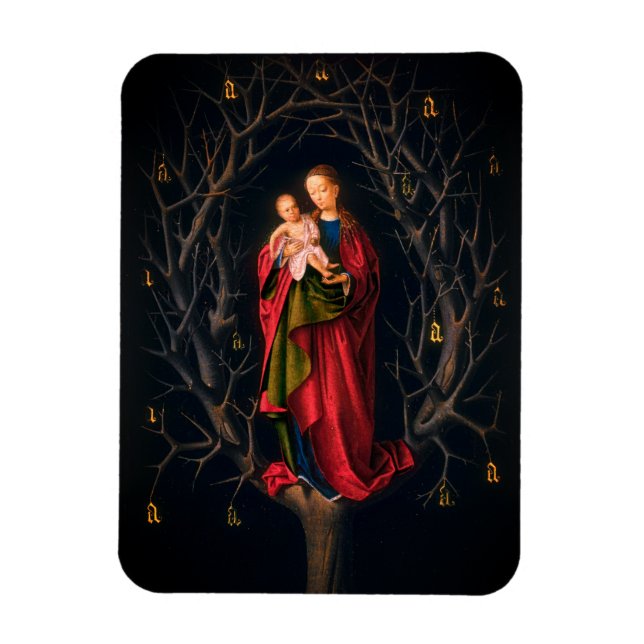 Madonna of the Dry Tree (Petrus Christus, 1462-5) Magnet (Vertical)