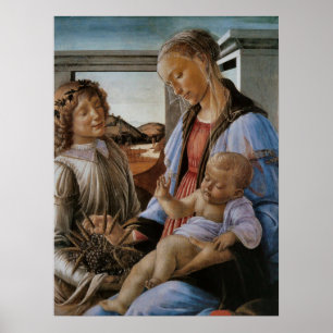 Madonna of the Eucharist by Botticelli Poster