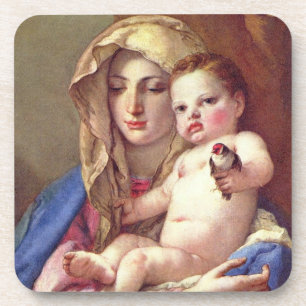 Madonna of the Goldfinch Coaster