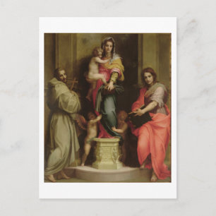 Madonna of the Harpies, 1517 (oil on panel) Postcard