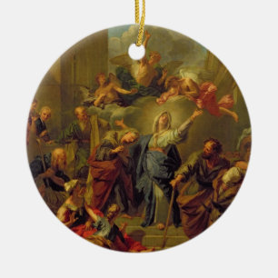 Madonna of the Magnificat Ceramic Tree Decoration