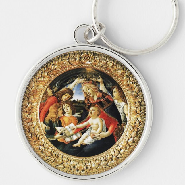 Madonna of the Magnificat Key Ring (Front)