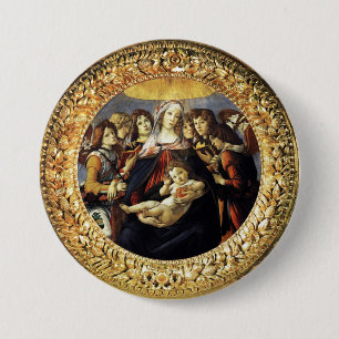 Madonna of the Pomegranate 7.5 Cm Round Badge