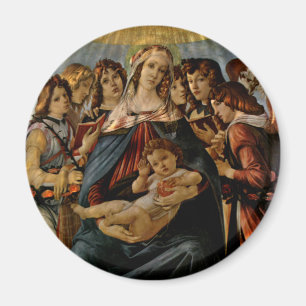 Madonna of the Pomegranate - Botticelli Magnet