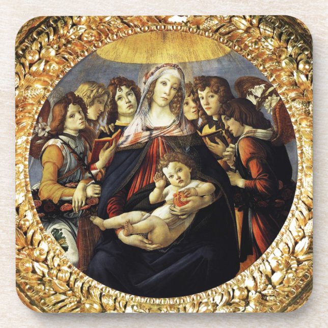 Madonna of the Pomegranate Coaster (Front)